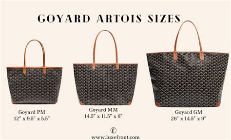 goyard saint louis gm price|goyard artois mm price.